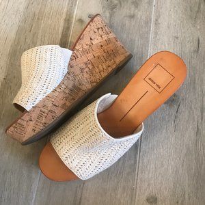 DOLCE VITA Barton In Ivory Raffia Size 8.5